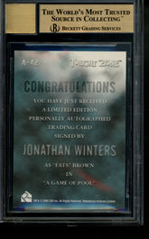 2002 Twilight Zone Autograph Jonathan Winters Limited Auto BGS 9.5/10 Gem Mint
